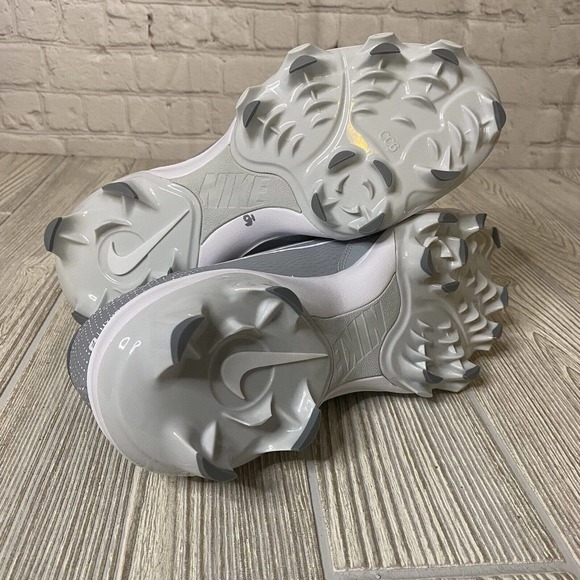 Nike Hyperdiamond 4 Pro MCS Molded Softball Cleats Womens 10 Gray DC8990-012 New - Picture 9 of 10